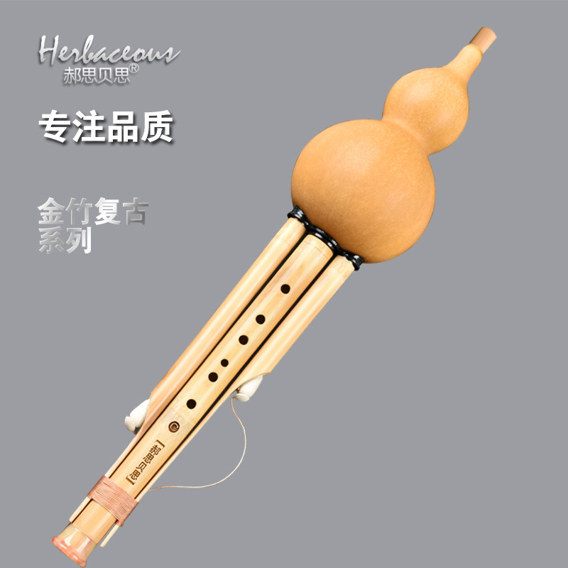 郝思贝思云南表演级葫芦丝乐器成人C调降B调真葫芦专业演奏