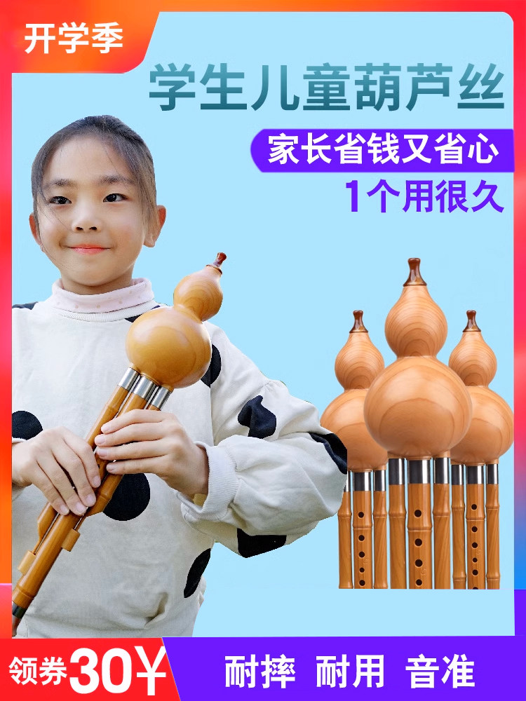 云南儿童小学生葫芦丝塑料胶木耐摔C调B平调初中生葫芦丝乐器