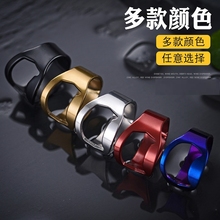 开啤酒戒指开瓶器创意个性男士吹牛戒指魔术开瓶器开罐开啤酒器