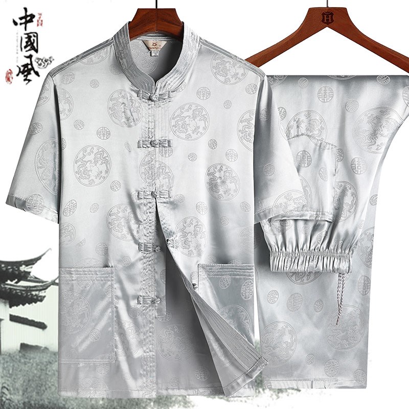 唐装中老年衣服复古薄款