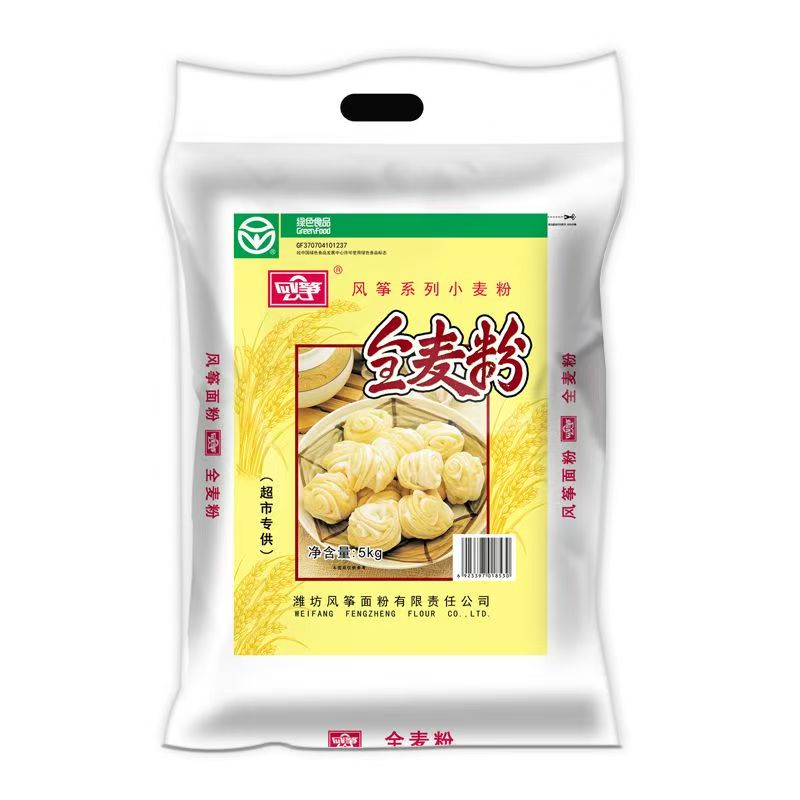 风筝全麦粉麦麸高筋通用包邮