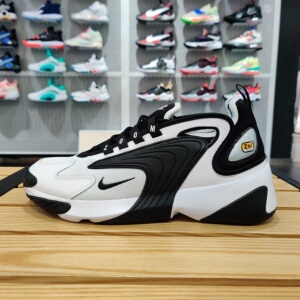 耐克Nike ZOOM 2K黑白熊猫复古运动厚底男女老爹跑步鞋AO0269-101