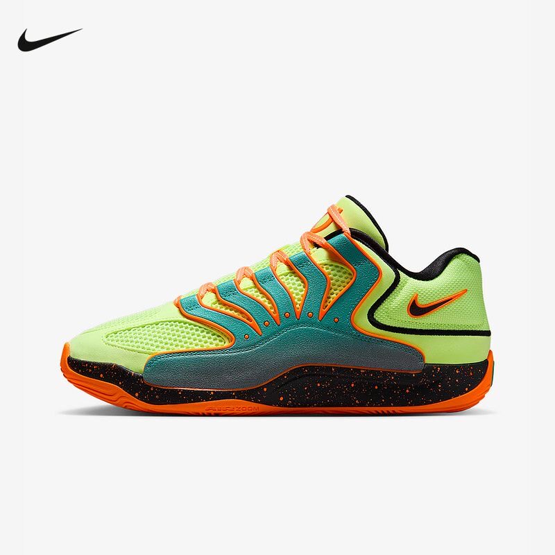 Nike KD 18 柔软舒适防滑耐磨低帮篮球鞋男女同款HV1994-301