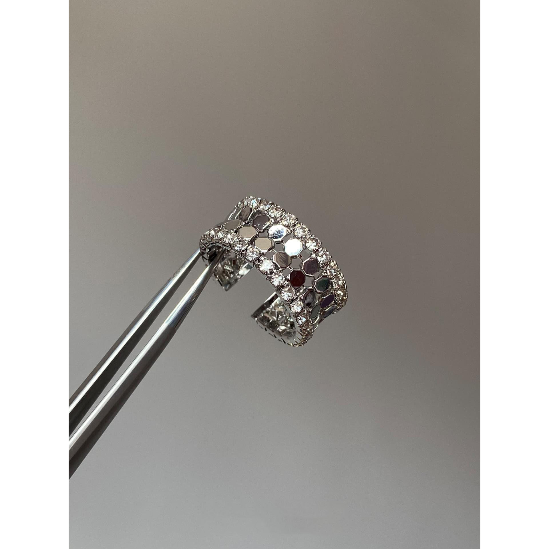 博主同款仿钻宽版镂空戒指女2025新爆款轻奢高级感小众设计食指戒