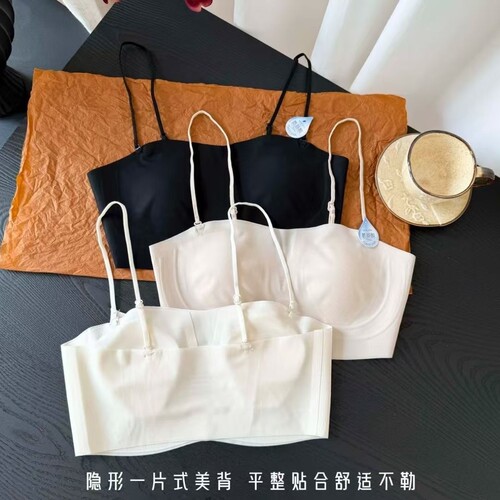 2026春夏新款无痕内衣女小胸聚拢显大无钢圈收副乳防下垂文胸罩