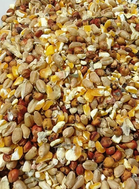 高梁麦子玉米碎混合喂鸡渣糁鸭粮食鸽子兔猪仓鼠杂粮饲料50斤包邮