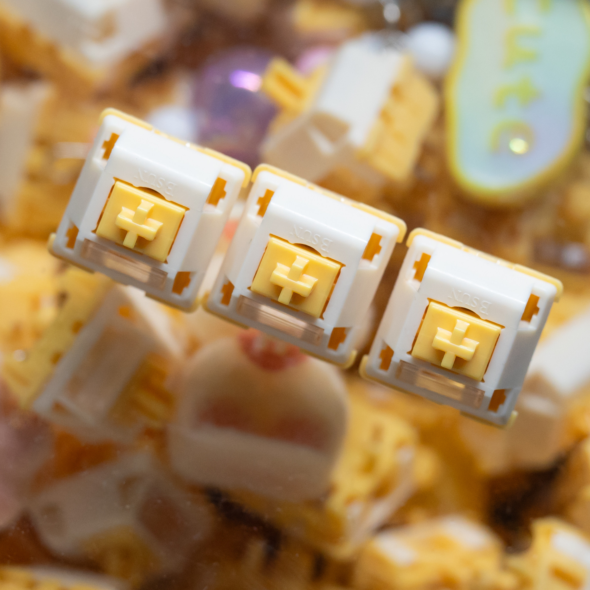 QVQ N2轴纯闷轴3.6mm键程旭华专模特调奶龙轴v2