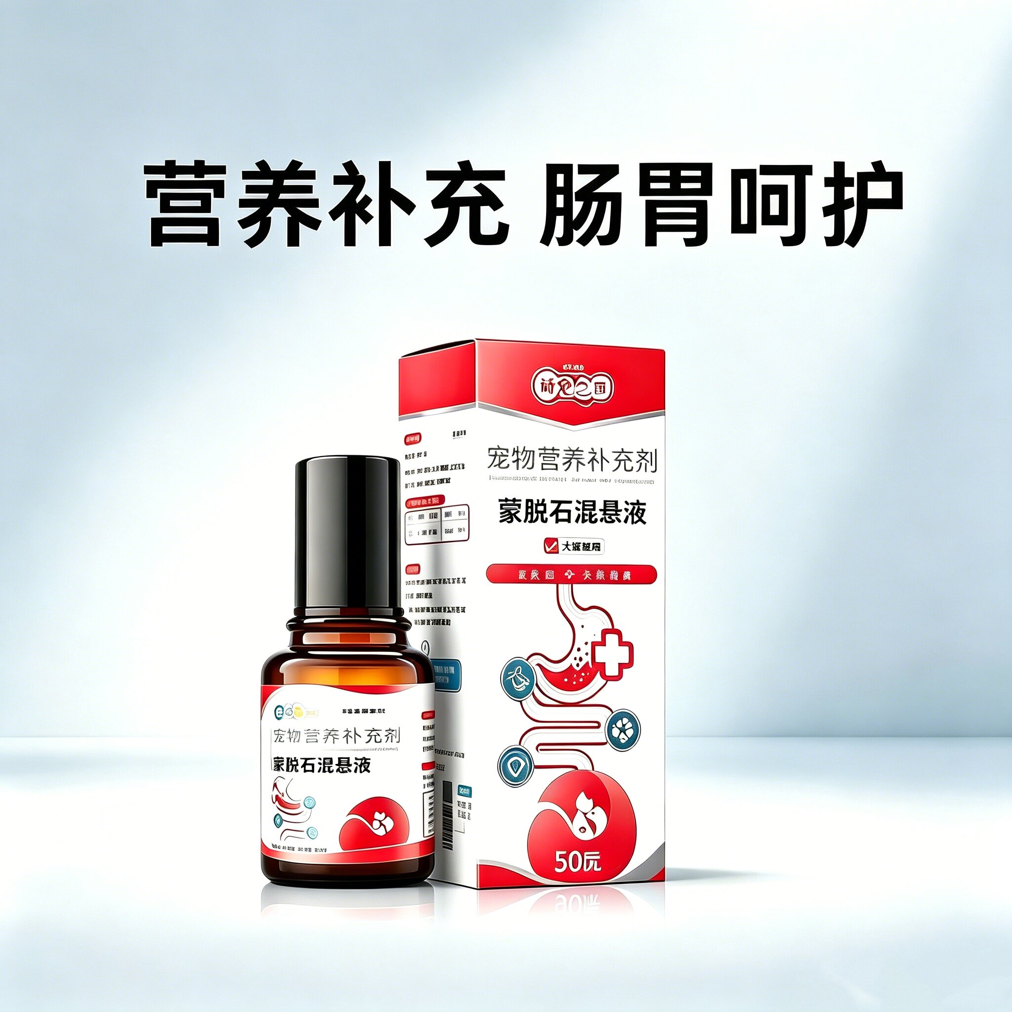 猫狗肠胃护理蒙脱石谷氨酰胺液图片