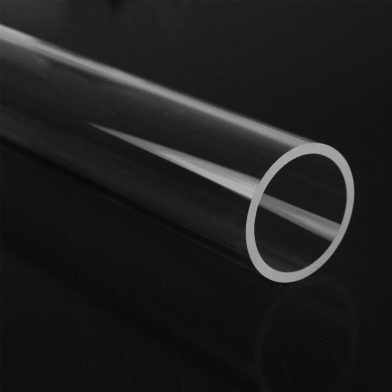 透明耐高温管式炉石英玻璃管舟高透光石英片石英试管仪器加工定做