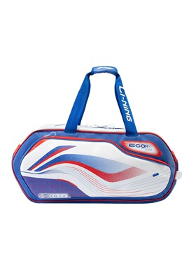 Lining李宁ABJU013羽毛球包男女款矩形包单肩背包6支装独立鞋仓