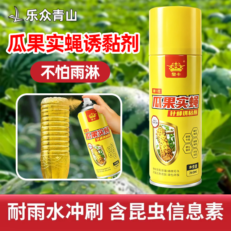 瓜果实蝇诱黏剂大棚果树菜园杀虫除虫灭针蜂粘虫胶水引诱剂诱捕器