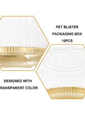 10 Pcs Cake Box Boxes Plastic Containers Food with Lids Pie