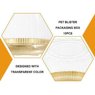 10 Pcs Cake Box Boxes Plastic Containers Food with Lids Pie