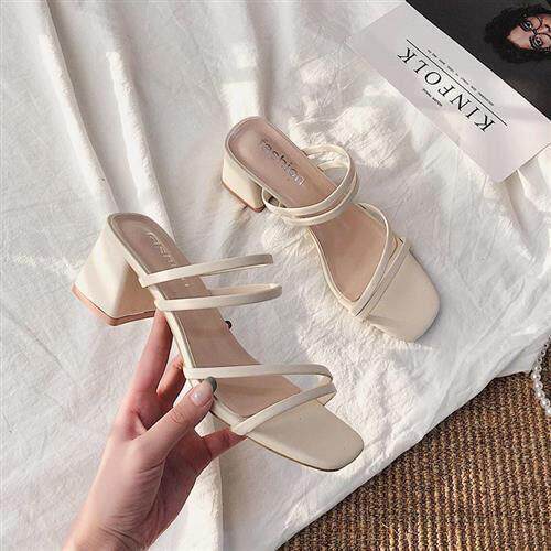 Women Sandals Summer Slippers Leather Slides for Ladies女