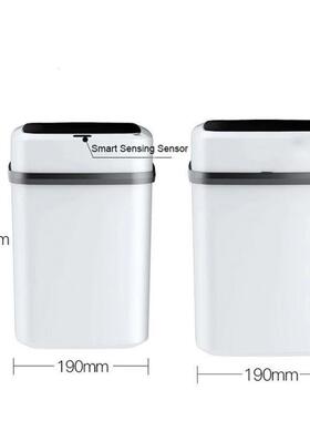 Kitchen Trash Bin 13L Bathroom Touch Trash Can In The Toilet