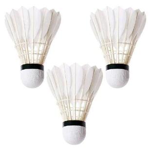 Badminton Shuttlecock 3pcs White Training Ball Shuttlecock