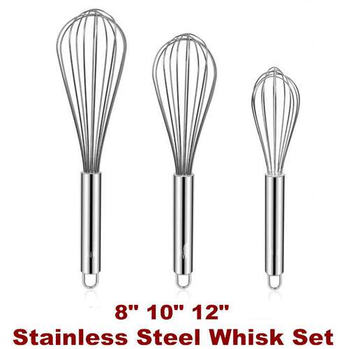 Stainless Steel Whisk Balloon Wire Whisks Kitchen Cooking