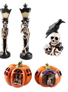 Halloween decoration Jack-o-lantern Skull Street Lamp Lumino