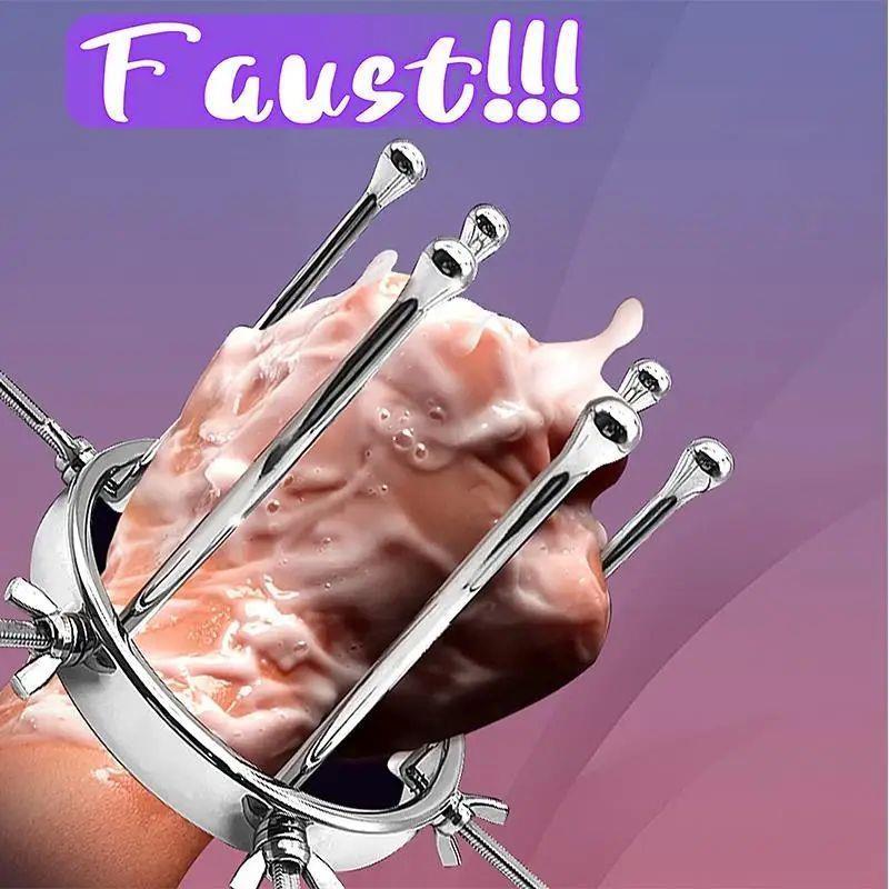 Metal Anal Expander Vaginal Dilator Spreader Huge Speculum