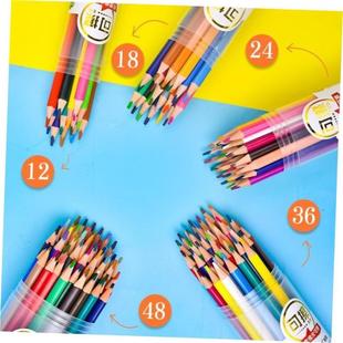 Childrens Pencils Student Erasable Colouring Pencils Set