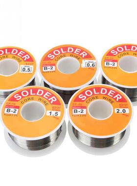Solder wire 1pcs 0.6/0.8/1.0/2.0 63/37 FLUX 2.0% 45FT Tin Le