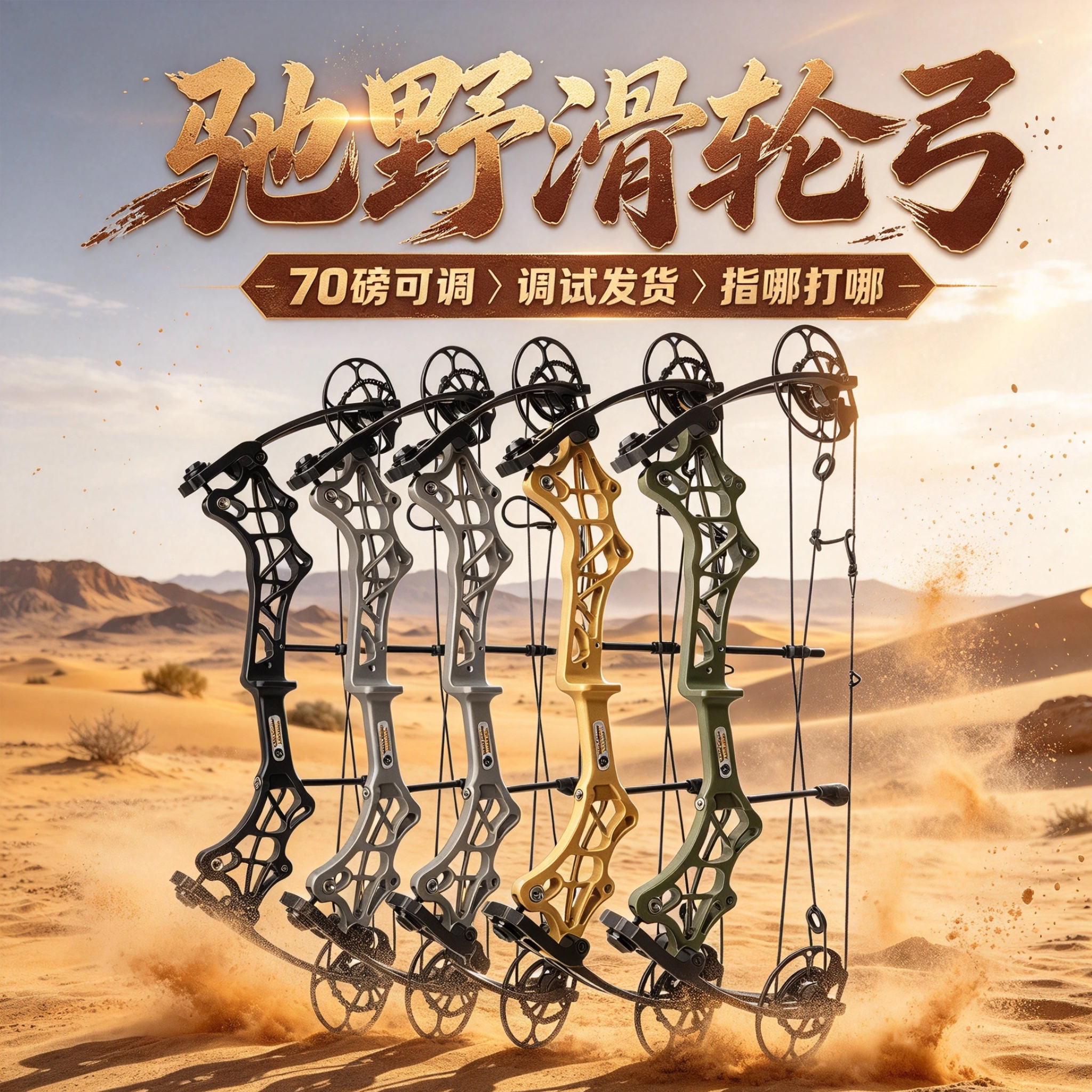 驰野复合弓滑轮弓成人竞技弓