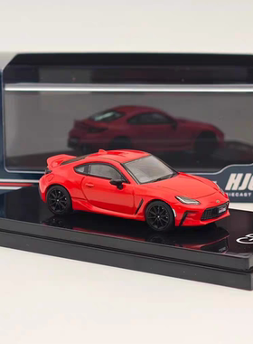 HobbyJapan HJ 1:64 丰田GR86 仿真合金汽车模型收藏摆件礼品