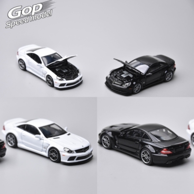 预售 Gop Speed Model 1:64 SL65 AMG Black Series 合金汽车模型