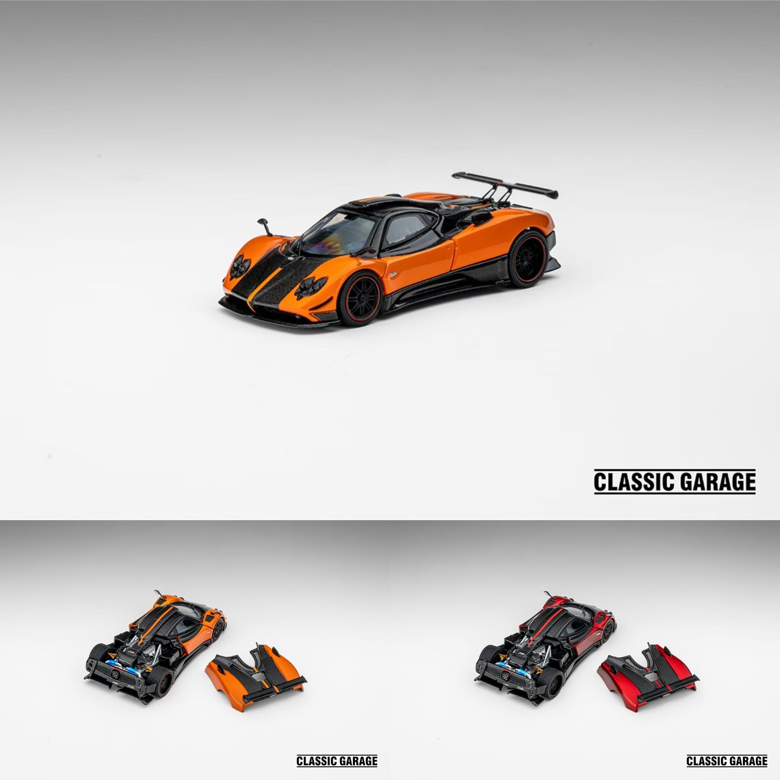 Classic Garage 1:64 帕加尼zonda Cinque 合金仿真汽车模型收藏