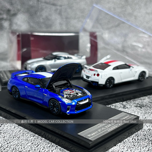 现货MH MOTORHELIX 1:64 日产尼桑GTR R35 50周年纪念版 汽车模型