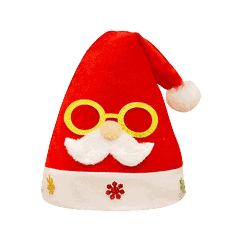 圣诞帽儿童成人圣诞老人鹿角帽子装扮头饰幼儿园圣诞节装饰品礼物