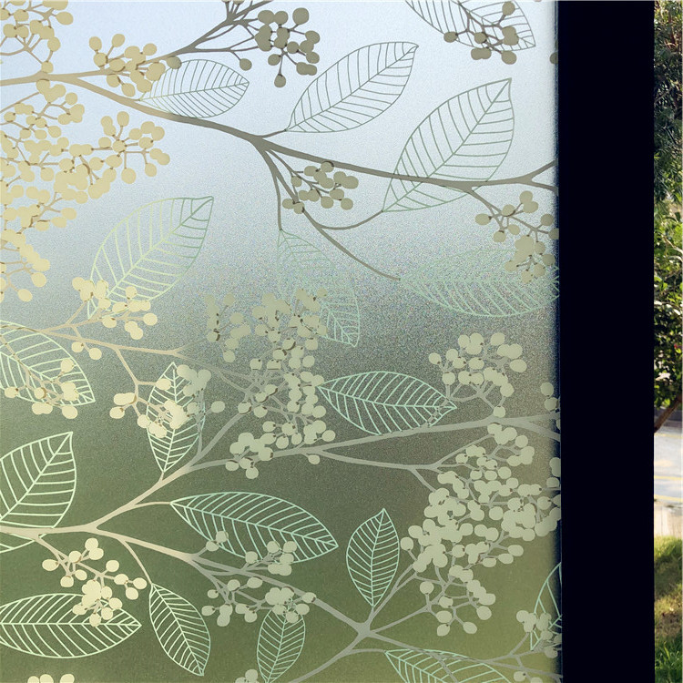 白果树隐私玻璃膜贴纸浴室卫生间