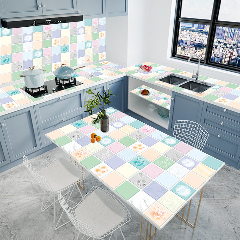 桌面贴纸餐桌保护膜自粘厨房防水防油桌贴书桌子墙贴家具翻新墙纸,家居饰品,软装墙贴,淘宝优惠券,粉丝福利购,淘宝优惠卷