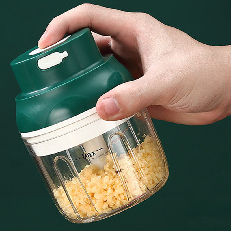 蒜泥神器电动捣蒜迷你家用磨姜拉切绞大蒜搅碎机蒜末碎蒜蓉打蒜器