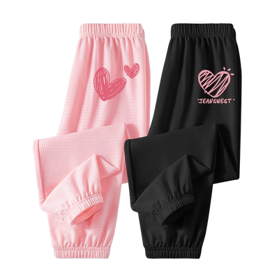 真维斯女童夏季薄款冰丝防蚊裤