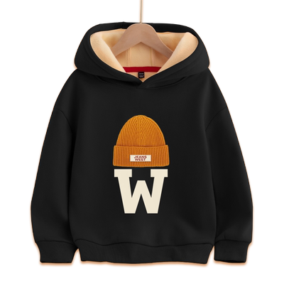 男童连帽白色薄款卫衣立减10元