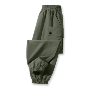 真维斯童装女童工装裤春秋款2025新款大童秋季冲锋裤儿童裤子秋装