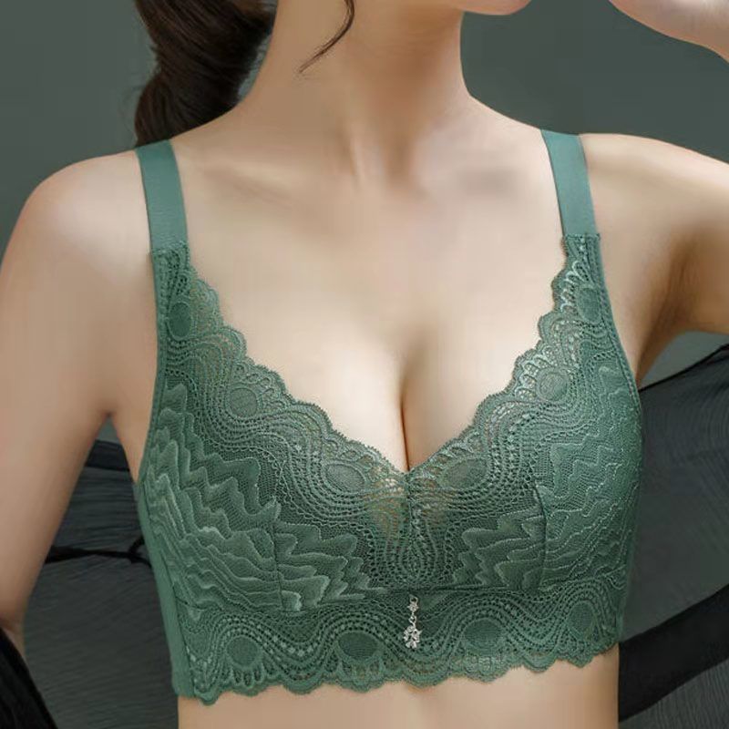 无痕无钢圈内衣女士聚拢收副乳