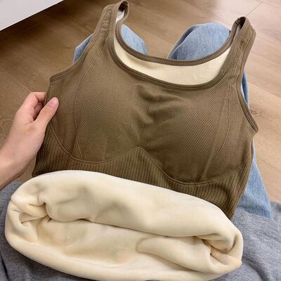 毛茸茸保暖背心!秋冬加绒