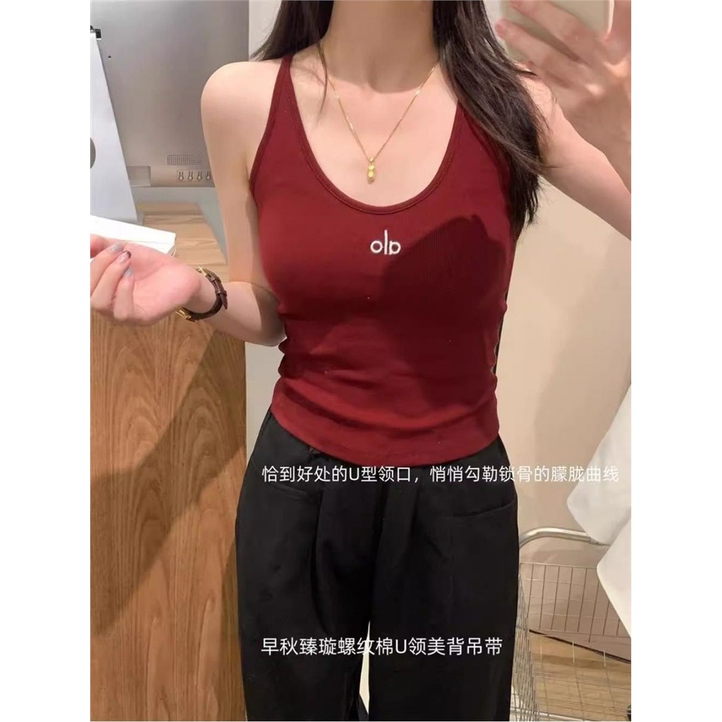 秋冬磨毛新款保暖吊带背心女内搭