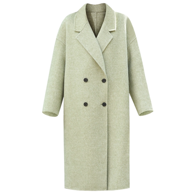 简约双面呢气质羊毛羊绒简约大衣