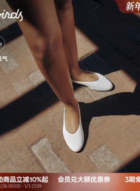 Allbirds天丝芭蕾鞋Tree Breezer Point透气一脚蹬平底39码女鞋
