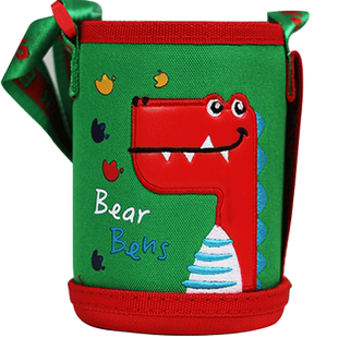 熊本士保温杯配件儿童水杯杯盖吸管杯套防漏塞原厂盖子原装正品