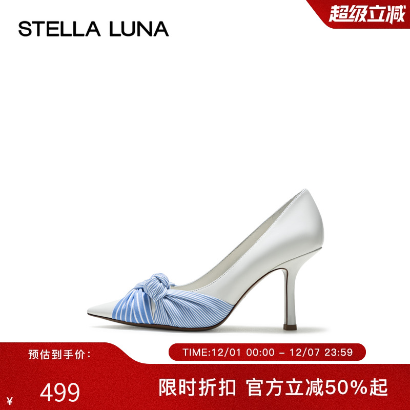 扭结装饰高跟单鞋24SS官方新品