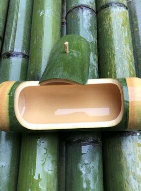 天然竹筒饭模具卧式家用蒸汤