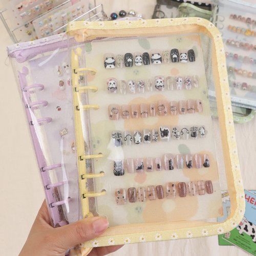 小雏菊美甲收纳册防尘展示板