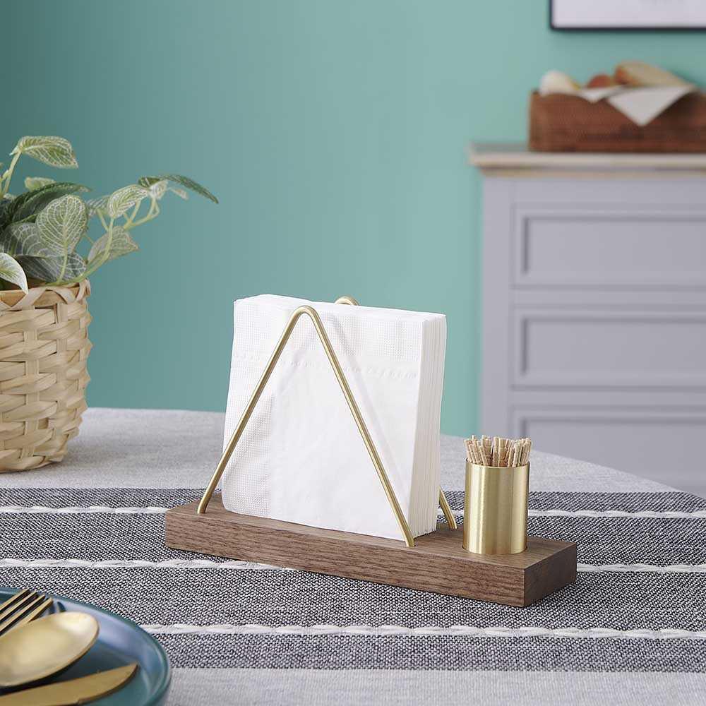 木制立式纸巾架桌面新款