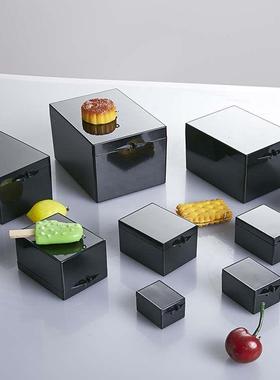 避光盒子黑色 针剂盒 长方形塑料盒黑盒子小 药品保护盒 遮光药盒