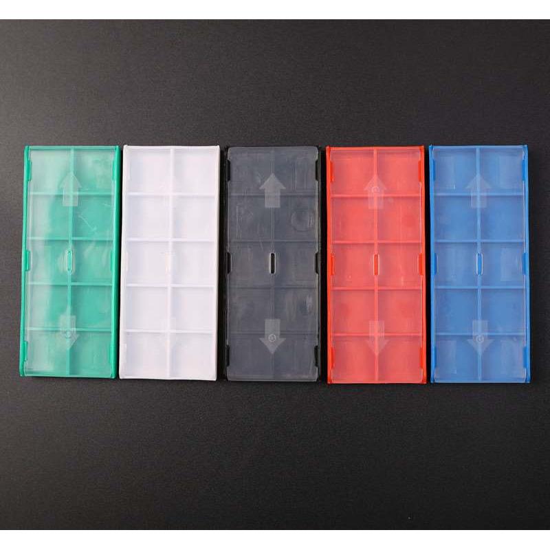 刀粒包装盒刀垫盒子双开双推硬质合金刀具加厚收纳盒数控刀片盒子图片