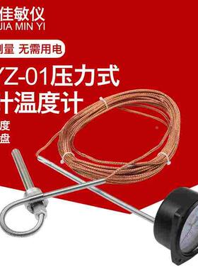 佳敏仪WYZ-01型压力式指示温度计Y60船用遥测水温表TK&Pi;-60/3M2
